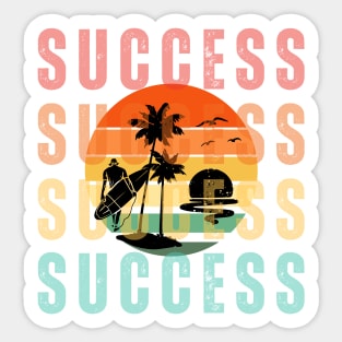 Wear this and attract SUCCESS Sticker